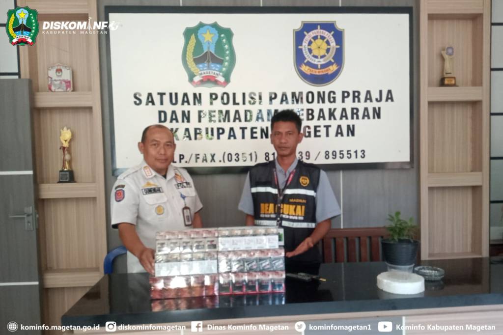 Tim Operasi Gempur Rokok Ilegal Berhasil Sita Ratusan Rokok Ilegal – Dinas Komunikasi dan Informatika Kab.&nbsp;Magetan