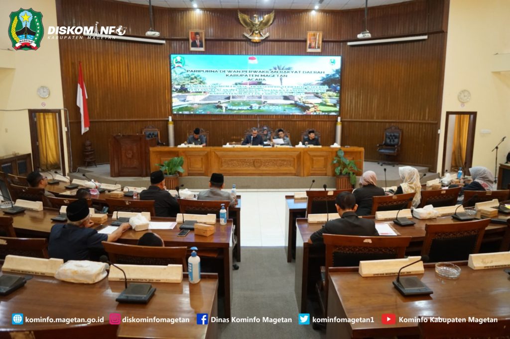 Rapat Paripurna DPRD Kabupaten Magetan Agenda Pandangan Umum Fraksi tentang RPJPD – Dinas Komunikasi dan Informatika Kab.&nbsp;Magetan