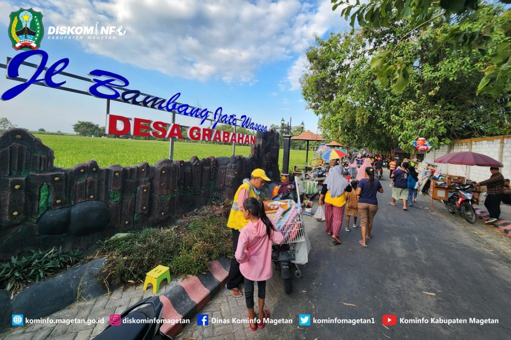 Serunya Hari Jadi Ke-I Pasar Krempyeng Jati Wasena Desa Grabahan – Dinas Komunikasi dan Informatika Kab. Magetan