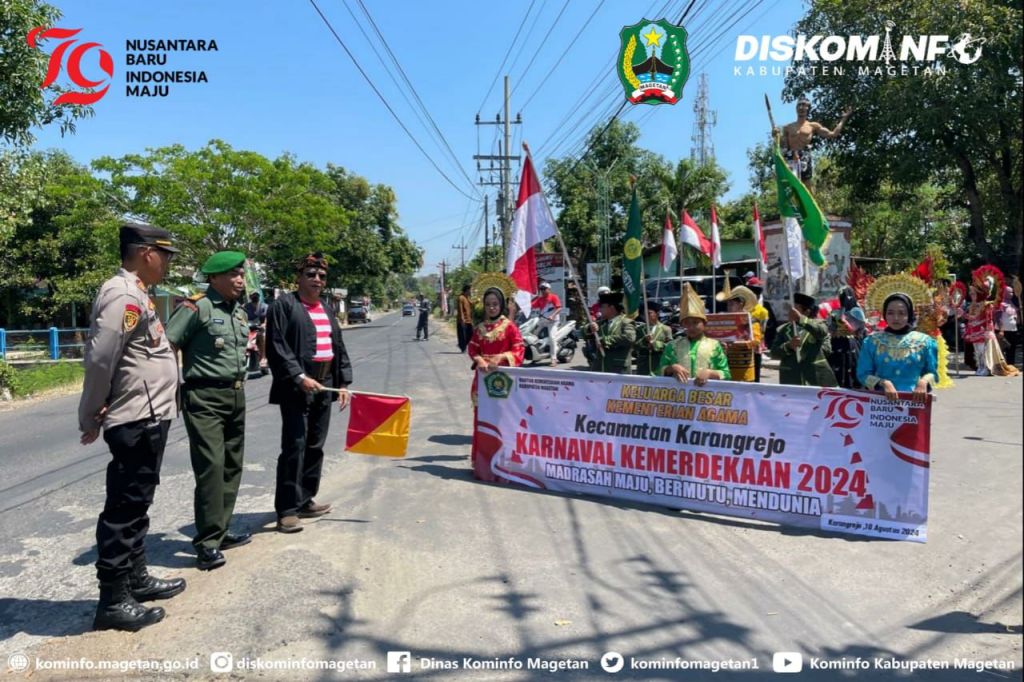 Karnaval HUT Ke-79 Republik Indonesia Tetap Semangat Meski Dibawah Terik Matahari – Dinas Komunikasi dan Informatika Kab.&nbsp;Magetan
