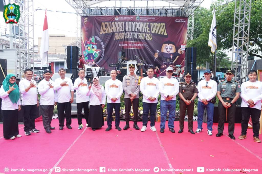 Jaga Kondusifitas Pilkada 2024, KPU Magetan Gelar Deklarasi Damai – Dinas Komunikasi dan Informatika Kab.&nbsp;Magetan